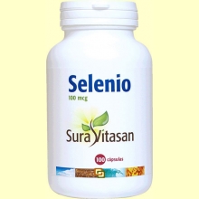 Selenio L-Selenometionina - 100 cápsulas - Sura Vitasan