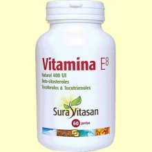 Vitamina E8 Natural 400 U.I. - 60 perlas - Sura Vitasan