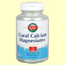 Coral Calcium Magnesium - 90 comprimidos - Laboratorios Kal 