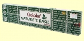 Incienso Nature's Basil - 15 gramos - Goloka