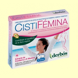 Cistifémina Equilibrio de la Zona Vaginal - 30 cápsulas - Derbós