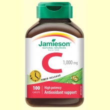 Vitamina C 1000 mg Acción Retardada - 100 tabletas - Jamieson