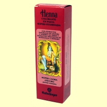 Henna Super Caoba Oscuro Pasta - 200 ml - Radhe Shyam