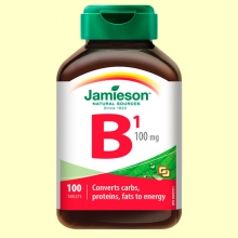 Vitamina B1 (Tiamina) 100 mg - 100 comprimidos - Jamieson