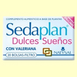 Sedaplan Infusión con Valeriana - 20 bolsas-filtro - Natysal