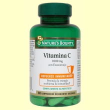 Vitamina C 1000 mg con Escaramujo - 60 comprimidos - Nature's Bounty
