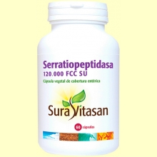 Serratiopeptidasa - 60 cápsulas - Sura Vitasan