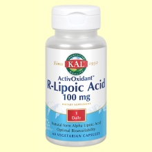 Ácido R-Lipoico 100 mg - 60 cápsulas - Laboratorios Kal