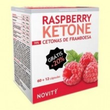 Cetonas de Frambuesa - Raspberry Ketone - 72 cápsulas - Novity