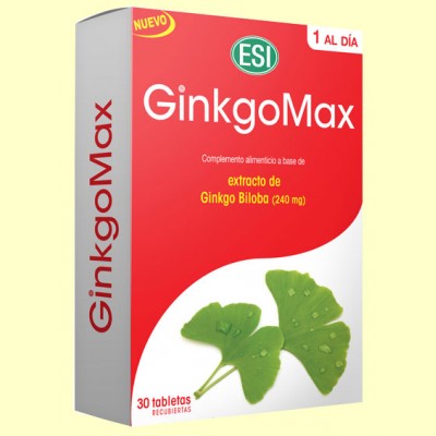GinkgoMax - 30 tabletas - ESI