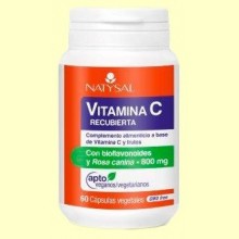 Vitamina C Recubierta - 60 cápsulas - Natysal
