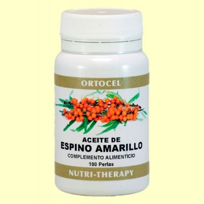 Aceite de Espino Amarillo - 100 Perlas - Ortocel