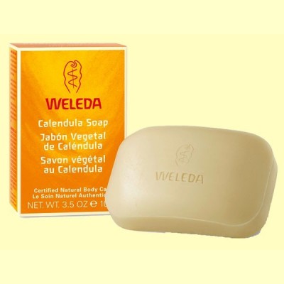 Jabón vegetal de Caléndula - 100 gramos - Weleda