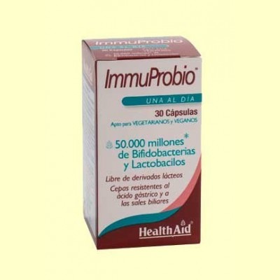 Immuprobio (50000 millones) - 30 cápsulas vegetales - Health Aid