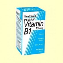 Vitamina B1 - Tiamina 100 mg - 90 comprimidos - Health Aid