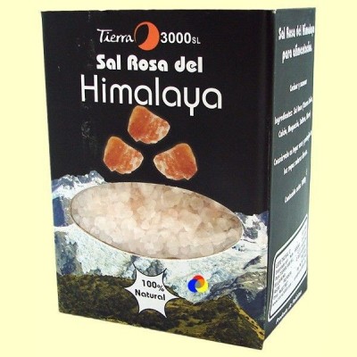 Sal Rosa del Himalaya Gruesa para Alimentación - 1 kg - Tierra 3000