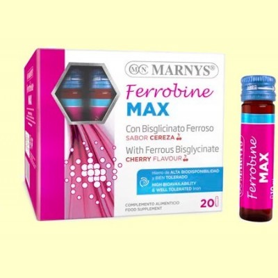 Ferrobine MAX - Hierro - Viales 20 X 10 ml - Marnys
