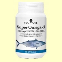 Super Omega-3 1000 mg - 60 cápsulas - Natysal