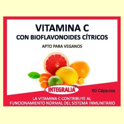 Vitamina C con Bioflavonoides Cítricos - 60 cápsulas - Integralia