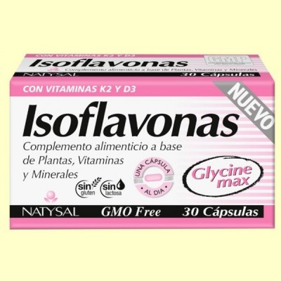 Isoflavonas - 30 cápsulas - Natysal