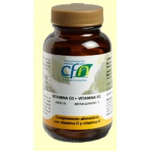 Vitamina D3 y K2 - 60 cápsulas - CFN