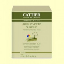 Arcilla Verde Superfina - 1 kg - Cattier