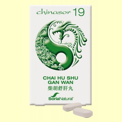 Chinasor 19 - CHAI HU SHU GAN WAN - 30 comprimidos - Soria Natural
