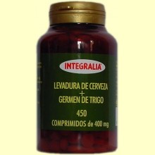 Levadura de Cerveza y Germen de Trigo - 450 comprimidos - Integralia