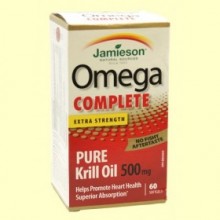 Omega Complete Super Krill 500 mg - 60 cápsulas - Jamieson 