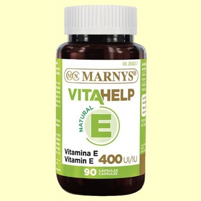 Vitahelp Vitamina E 400 - 90 cápsulas - Marnys