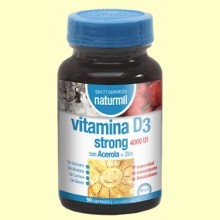 Vitamina D3 Strong 4000 UI - 90 comprimidos - Naturmil