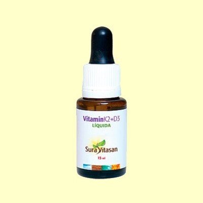 Vitamina K2 y D3 - 15 ml - Sura Vitasan