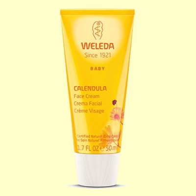 Calendula Crema Facial Baby - Hidrata y Protege - 50 ml - Weleda