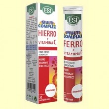 Hierro y Vitamina C Efervescente - 20 comprimidos - Laboratorios Esi