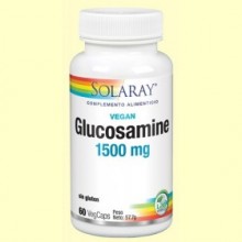 Vegan Glucosamine 1500 mg - 60 cápsulas - Solaray