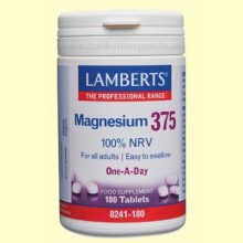 Magnesium 375 100% NRV - Magnesio - 180 tabletas - Lamberts