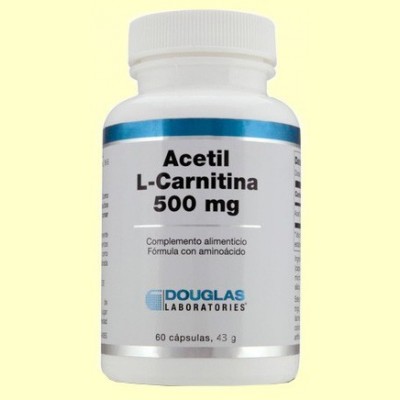 Acetil L-Carnitina - 60 cápsulas - Laboratorios Douglas
