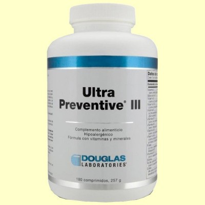 Ultra Preventive III - 180 comprimidos - Laboratorios Douglas