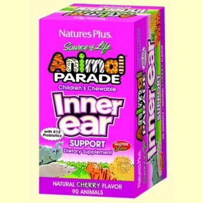Animal Parade Inner Ear - 90 comprimidos - Natures Plus