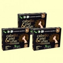 Cabello Piel y Uñas - Pack 3 x 40 cápsulas - Pinisan