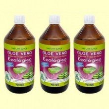 Jugo de Aloe Vera Eco - Hoja Entera - Pack 3 x 1 litro - Tongil