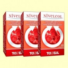 Nivelcol - Colesterol - Pack 3 x 60 cápsulas - Tongil