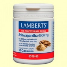 Ashwagandha - 60 cápsulas - Lamberts