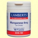 Manganeso 4 mg - 100 tabletas - Lamberts