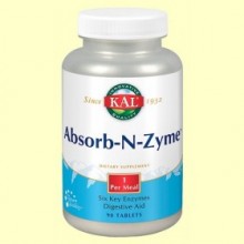 Absorb-N-Zyme - Equilibrio intestinal - Laboratorios KAL - 90 comprimidos