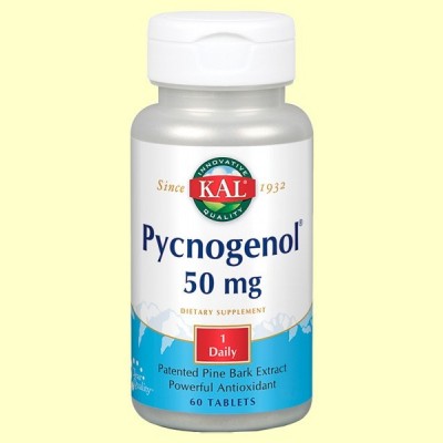Pycnogenol - Antioxidante - 60 comprimidos - Laboratorios Kal