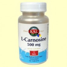 L-Carnosine 500 mg - 30 tabletas - Laboratorios Kal