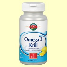 Omega 3 Krill - 60 cápsulas - Laboratorios Kal