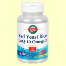 Red Yeast Rice CoQ10 Omega 3 - 60 perlas - Laboratorios Kal
