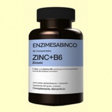 Zinseis - Zinc y Vitamina B6 - 60 comprimidos - Enzime Sabinco